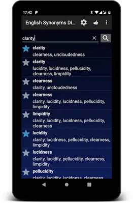 English Synonyms Dictionary android App screenshot 1