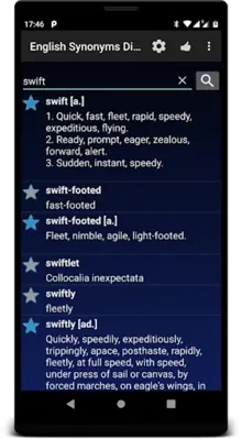 English Synonyms Dictionary android App screenshot 2