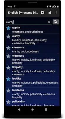 English Synonyms Dictionary android App screenshot 3